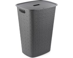 Curver Softex Wasbox - 56L - 43,8x34x59,9cm - Antraciet