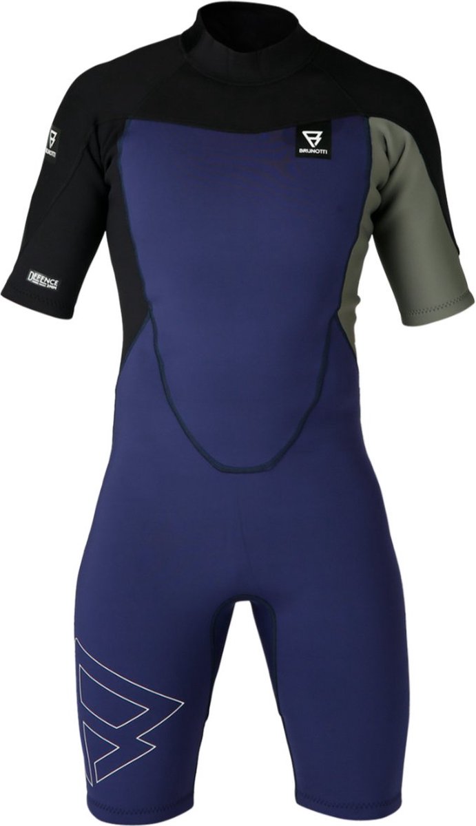 Brunotti Wetsuit Shorty Heren Defence 2.0 2/2 mm Blauw