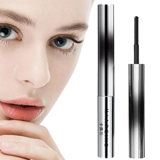 Foto: Mascara mascara met unieke borstel mascara staaf lift volume lengte 3d zwart 1 stuk mascara met uiterlijk van ijzeren iron mascaraborstel maar bevat plastic mascaraborstel 