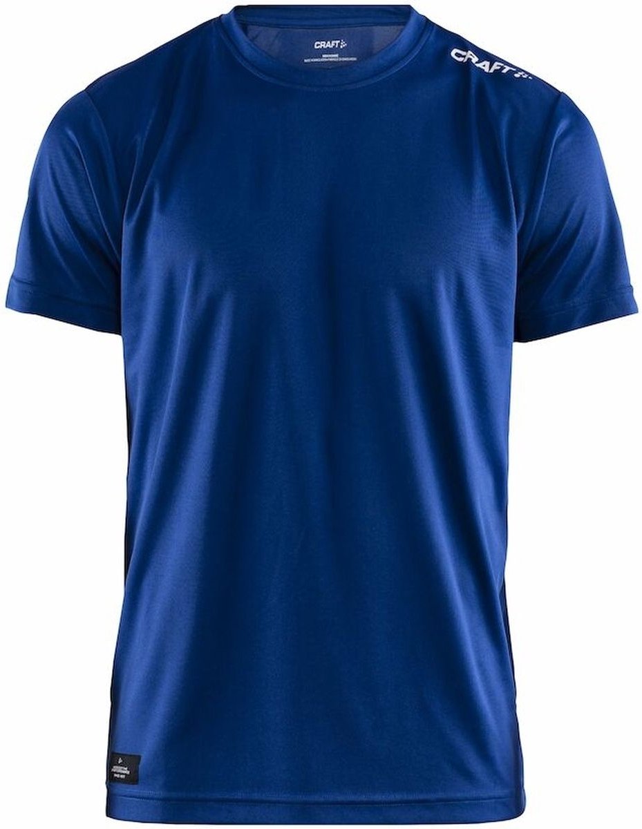 Craft COMMUNITY FUNCTION SS TEE – Kurzärmlig, Aus 100 % Polyester, Schnell Trocknend, Für Sport & Branding, Farbe: Bright Red
