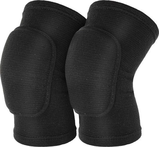 SUQ Kniebeschermers, Elastisch Zachte Katoen Kniebeschermers, Spons Pad, Bescherm Knie, Schok Absorbtie, Anti-botsing, Kniesteun voor Uniseks, Sport