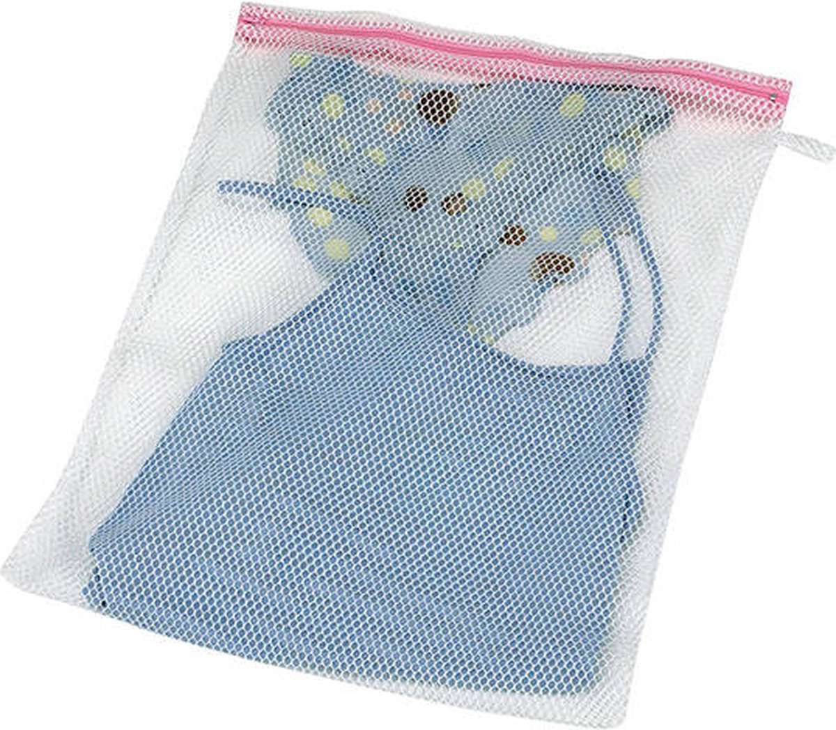 Cozary Waszakken, upgrade, dubbellaags net voor wasmachine, wasmachine-zak met ritssluiting, voor truien, overhemden, ondergoed, sokken, wit, 30 x 30 cm, 40 x 40 cm, 50 x 50 cm