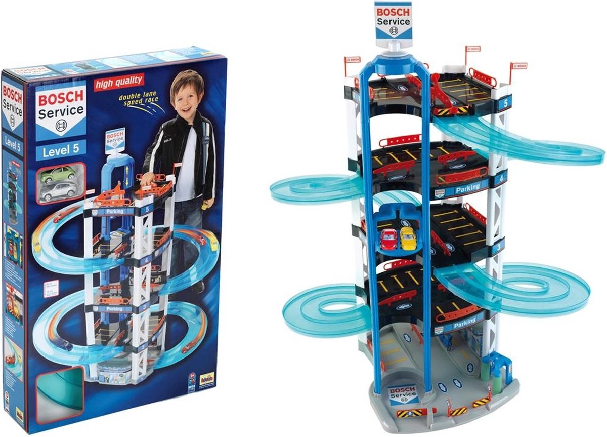Klein Toys - Bosch mini speelgoed parkeergarage - autogarage - speelgoedgarage - vijf verdiepingen — afbeelding 16