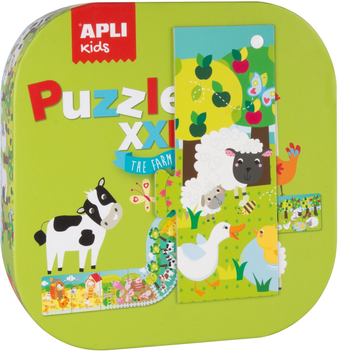 APLI | Boerderij XXL Puzzel 12 Stuks