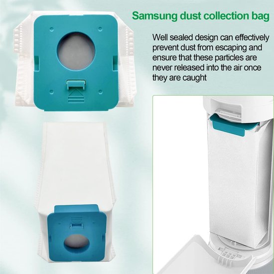 Stofzuigerzakken Bespoke Jet VCA-ADB95 Stofilterzak | Stofzuigerzakken Samsung Bespoke Jet-Clean | Reserveonderdelen Cordless Rod Vacuum Cleaner Accessoires