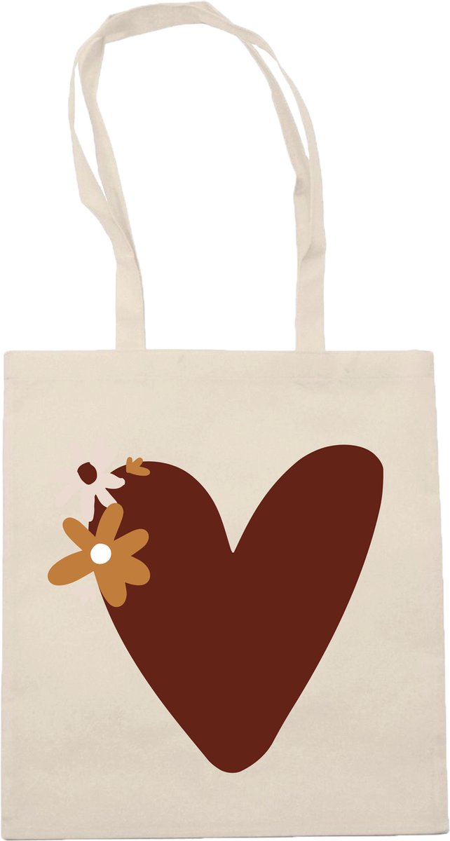 WeLikeToLove Tote bag - Shopper - Boodschappentas - Canvas tas - Katoenen - Linnen - Katoen - Duurzaam - 38 x 42 cm