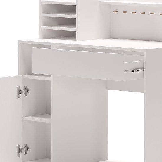 Bureau Vicco , Wit, 100 x 50 cm