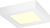 Downlight LED Slim Pro - Aigi Strilo - Opbouw 6W - Wit Chaud 3000K - Wit Mat - Plastique