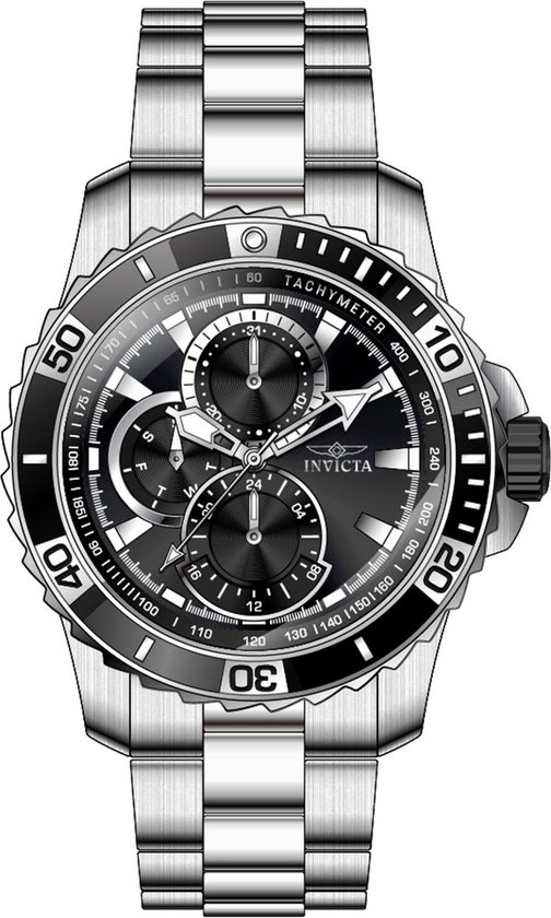 Invicta Pro Diver - SCUBA 45745 Quartz Herenhorloge - 45mm