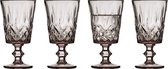 Lyngby Glas Sorrento Wijnglas 29 cl 4 st. Pink