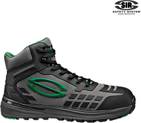 SIR SAFETY CAMBERRA WR Werkschoenen S3 Ultralicht en Antislip - Metaalvrij Waterdicht Comfortabele Werkschoenen met Hoge Enkel