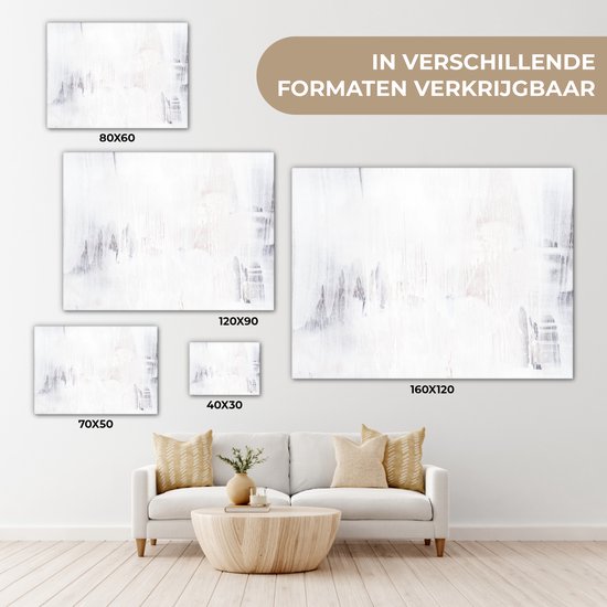 Canvas schilderij 160x120 cm - Wanddecoratie Acrylverf - Verf - Design - Muurdecoratie woonkamer - Slaapkamer decoratie - Kamer accessoires - Schilderijen op canvas