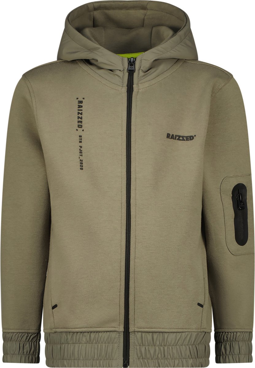 Raizzed jongens vest Olan Dusty Olive