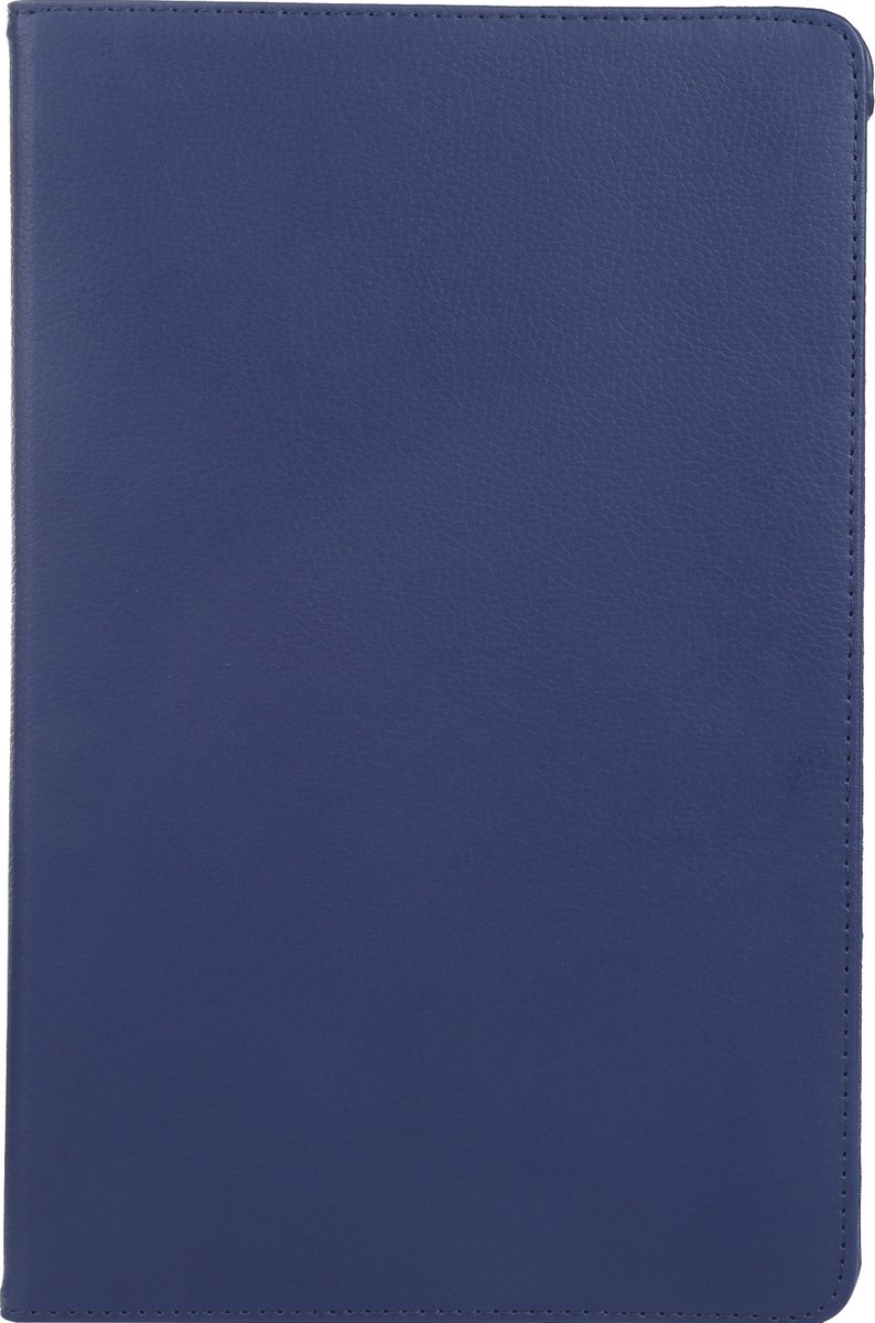 Mobigear Tablethoes geschikt voor Apple iPad Air 11 Inch (2024) Hoes | Mobigear DuoStand Draaibare Bookcase - Donkerblauw