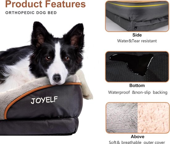 COZY KISS Orthopedische hondenbedden voor middelgrote honden