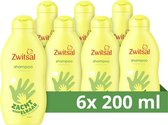 Bol.com Zwitsal Shampoo - Baby - met ingrediënten van natuurlijke oorsprong zonder SLES-sulfaat - 6 x 200 ml aanbieding