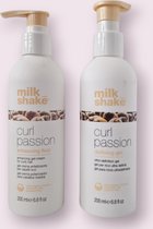 Milk Shake Curl Passion Twin Pack Curl Define Gel 200ml + Curl Enhancing Fluid 200ml