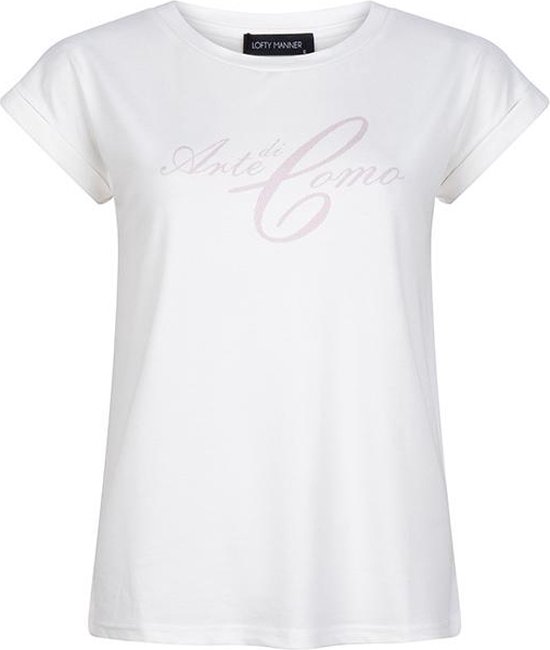 Lofty Manner T-shirt Tee Zara Od01 100 White Dames