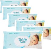 Bol.com Teddy Care - 6 x 90 stuks - baby wipes baby doekjes vochtige billen doekjes vitamin E aanbieding