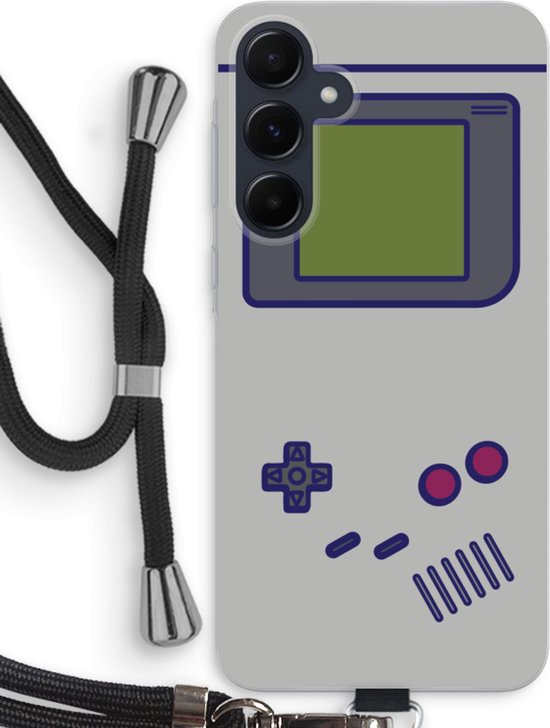 Case Company® - Coque avec cordon adaptée pour Samsung Galaxy A55 coque avec cordon - Game On - Coque de téléphone avec cordon Zwart - Protection sur tous les côtés et sur le bord de l'écran