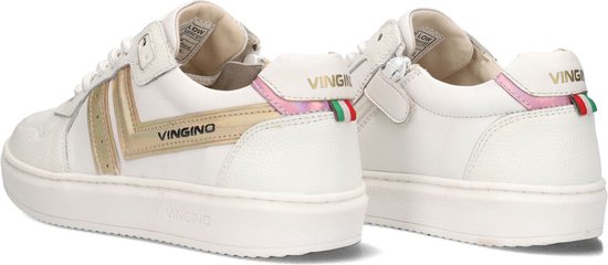 Vingino Odette Low Lage sneakers - Leren Sneaker - Meisjes - Wit