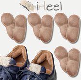 Goiern 4 Pcs Heel Pads Tongue Pads for Shoes That Are Too Big Size Reduction Non Sliding Tongue Pillow Insert for Loose Shoes Men Women
