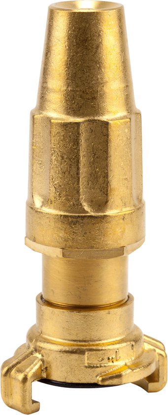 Gardena Geka-koppelingspuit messing 1″ tuinspuit met snelkoppeling, regelbare waterstraal, zware uitvoering