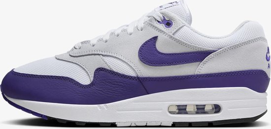 Nike Air Max 1 SC Sneakers Unisex Maat 40 Wit Football Grey Zwart Field Purple bol