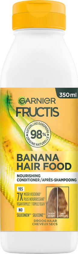 Garnier Fructis Hair Food Banana Voedende Conditioner - Droog Haar - 350ml