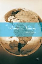 La couverture de 'The Wealth of Nations' présente un globe avec une bande bleue traversant l'Amérique du Sud, portant le texte 'The Wealth of Nations' et 'Adam Smith'.