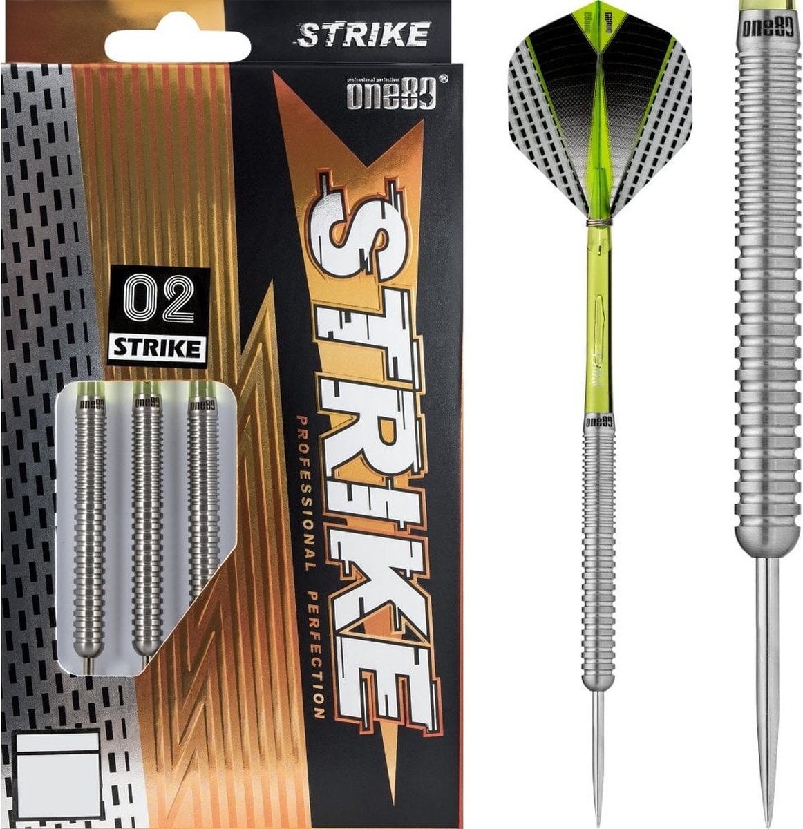 ONE80 Strike 02 80% - Dartpijlen 24 Gram