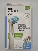 Bol.com The Humble Co. - Opzetborstels rond - 4 pack in 4 kleuren - Plant based - Vegan - BPA vrij aanbieding