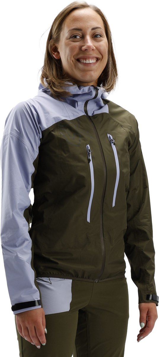 Rock Experience MT WATKINS 2.0 HOODIE Dames Outdoorjas Hardshell Jas Olijf