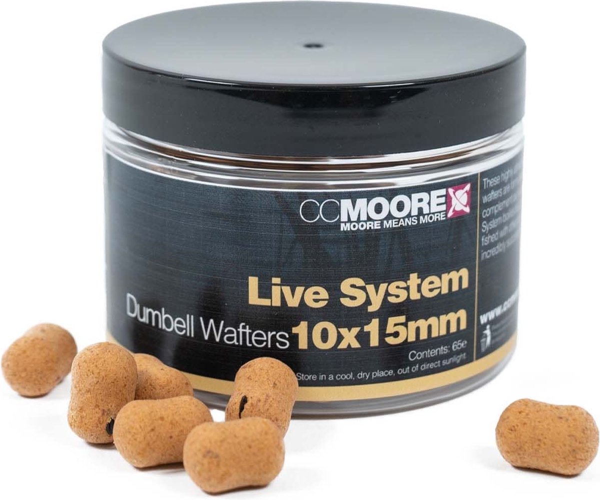 CC Moore Live System Dumbell Wafters 10x15mm | Wafters & Dumbells