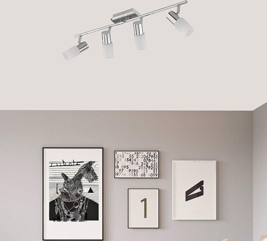 NETTLIFE 3 Ronde, Witte Plafondspots In De Gang En Zitkamer, Met GU10 Uitwendig Draaibaar Van Metaal Design Voor Slaapkamer En Keuken