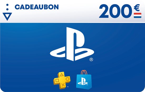 200 euro PlayStation Store tegoed - PSN Playstation Store Kaart (NL)