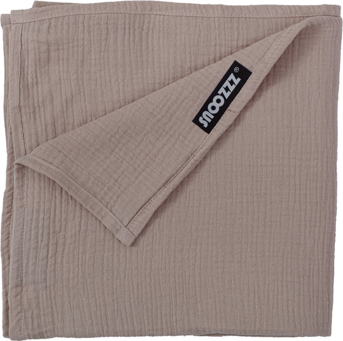 Goedkoopste Snoozzz Hydrofiel doek XL Swaddle - de beste kwaliteit zachte Hydrofiel - 100 katoen - 120 x 120 cm - Sand