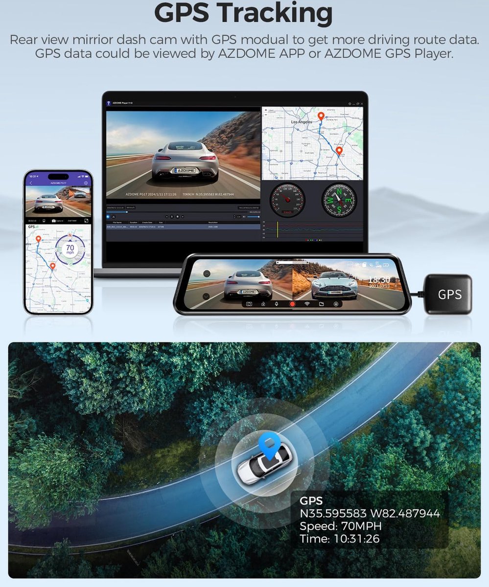 Dual Dashcam - Dashcam Voor en Achter - Auto Camera Dashcam - Dashcam Auto - Dual Dashcam voor Auto – foto 8