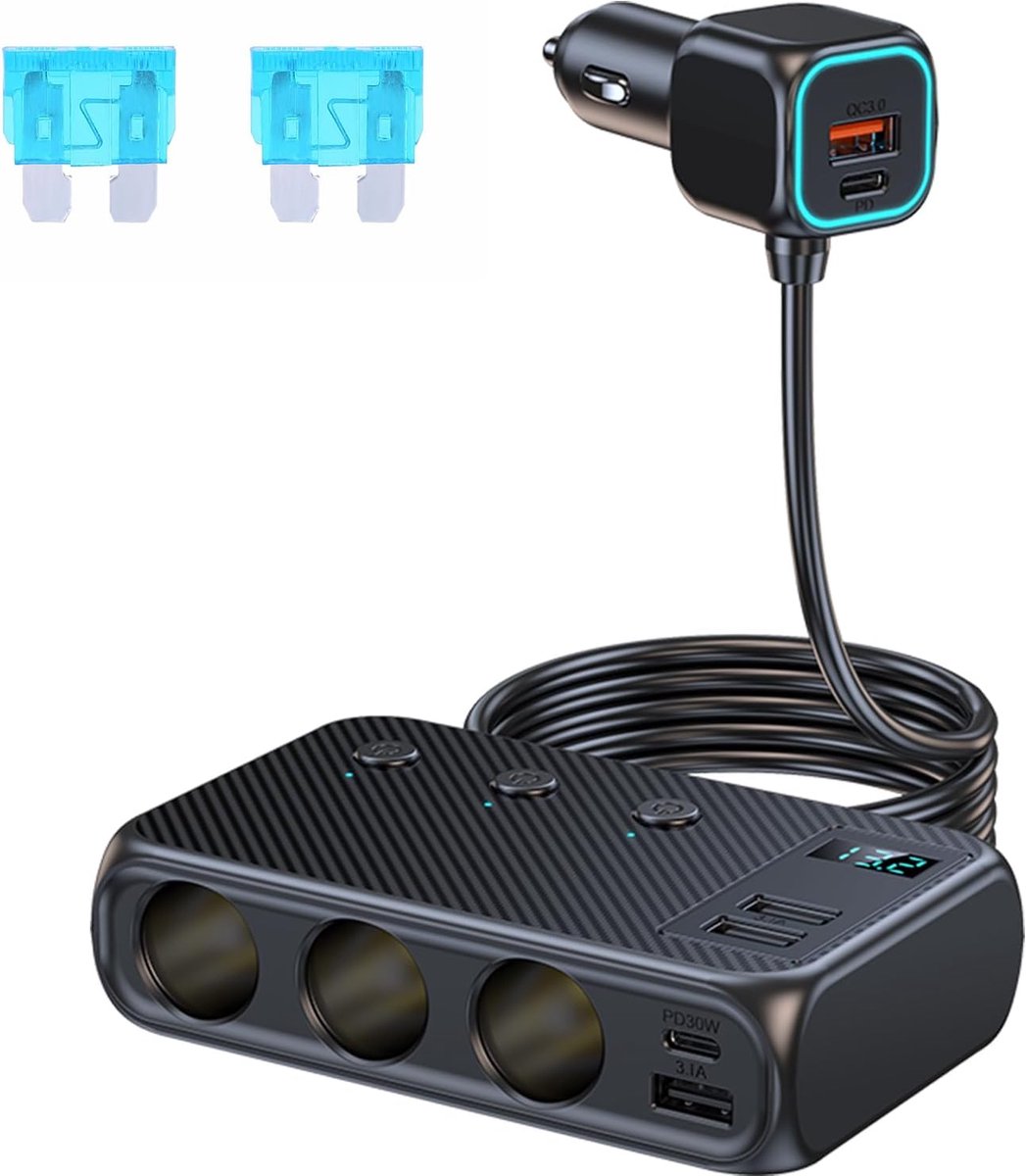 Goedkoopste Sigarettenaansteker Splitter - Autolader Splitter - Sigarettenaansteker USB Oplader - Sigarettenaansteker