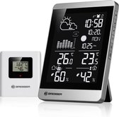 Bol.com Bresser Weerstation - ClimateTemp NDV-NEO - Draadlose Sensor - Zilver aanbieding