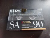 TDK SA 90 - AUDIO TAPE (CASSETTE BANDJE) - 90 MIN (2 X 45) - VINTAGE TAPE UIT 1990