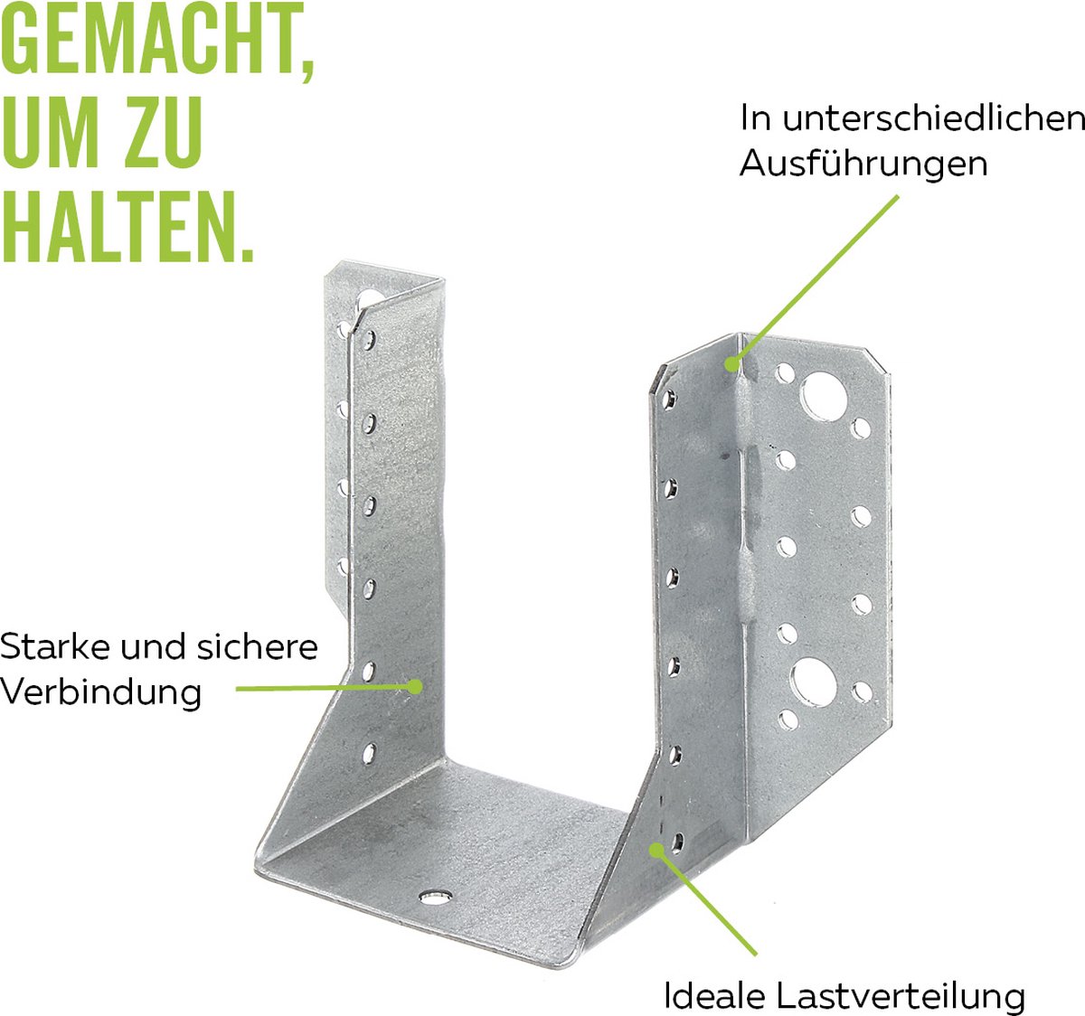 Alberts 865368 balkdrager | type A | sendzimir verzinkt | 100 x 200 mm | set van 25
