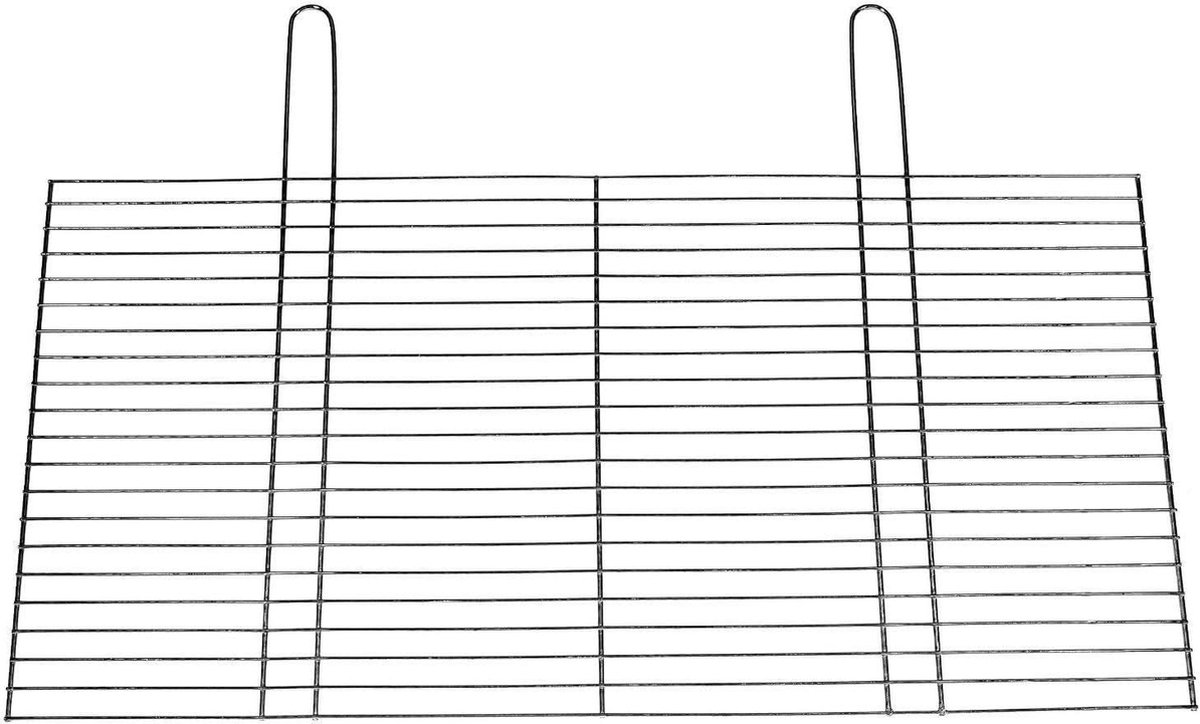 Robuust grillrooster van roestvrij staal 54x34 cm - ideaal voor barbecue en grillhaard