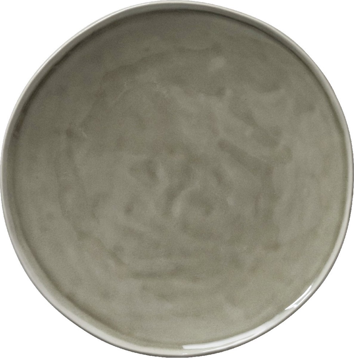 Dutch Rose Organic Bord Plat 26,5 cm Olijf