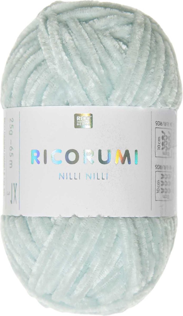 Rico design De hobbyvlinder Rico Design Nilli 015 ijsblauw 25 gram Polyester garen