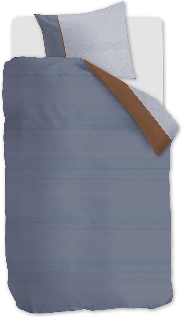 Silvana Alani dekbedovertrek - Eenpersoons - 140x200/220 - Blauw