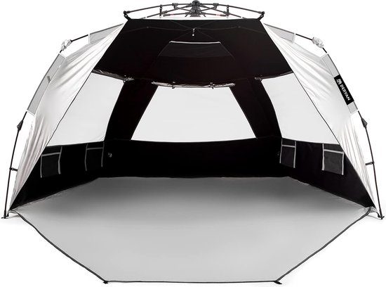 Foto: Deryan up to go pop up strandtent anti uv 50 zilver