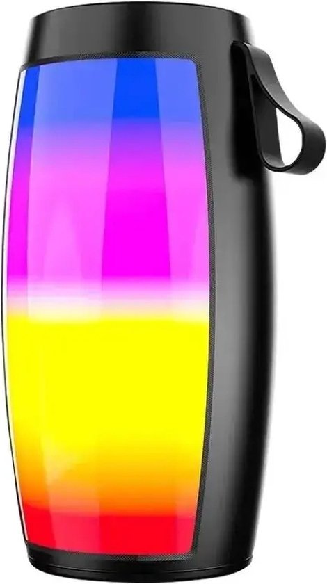 AnyPrice® - Haut-parleur Bluetooth sans fil avec Siècle des Lumières RVB - Sans fil - Son puissant et spectacle de lumière spectaculaire - Perfect pour la Détente et les Voyages - Haut-parleur LED sans fil