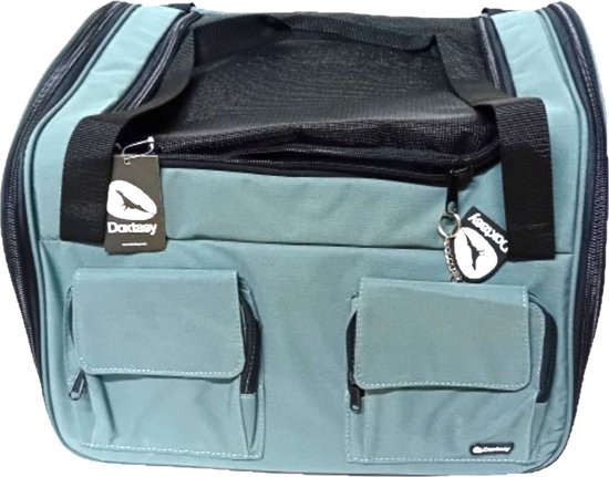 Siège auto Doxtasy pour chiens jusqu'à 10 kg. gris