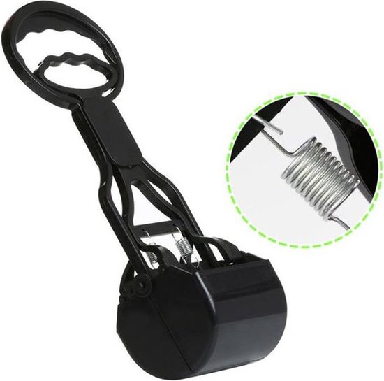 Hondenpoepschep – Poepschep – Poepgrijper - Poepschepper Voor Honden - Honden Poepschep Zwart - 28cm